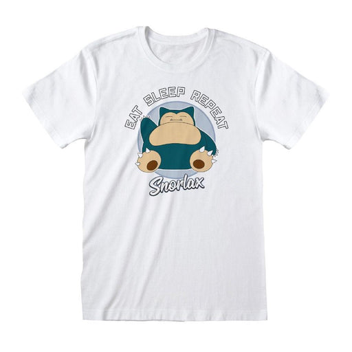 Tricou Pokemon Snorlax Eat Sleep Repeat - Red Goblin