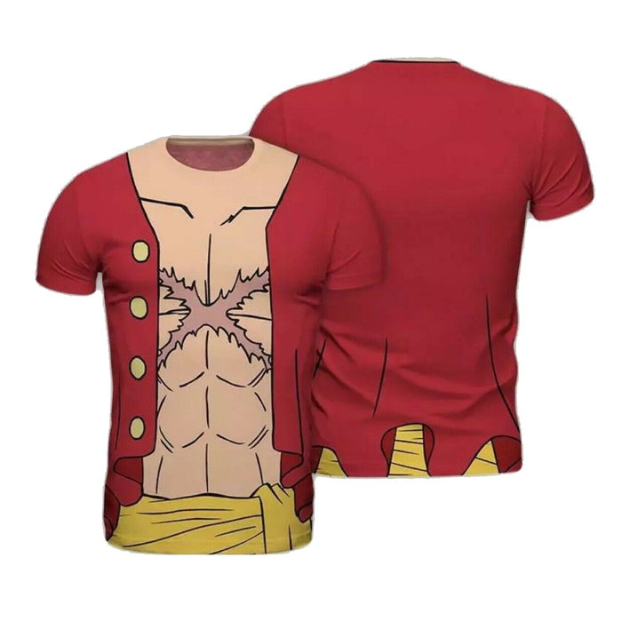 Tricou Replica One Piece Luffy New World - Red Goblin