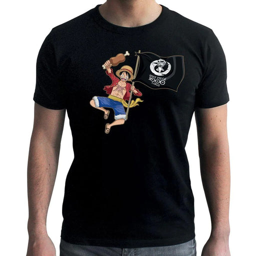 Tricou One Piece - Luffy 1000 Logs - Red Goblin