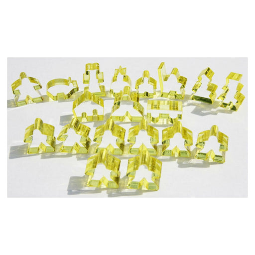 Carcassonne Transparent Meeples - Complete Set - Red Goblin