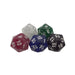 Zar Poliedral d20 - Glitter - Red Goblin