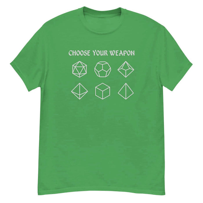 Tricou Choose Your Weapon Forest Green - Red Goblin