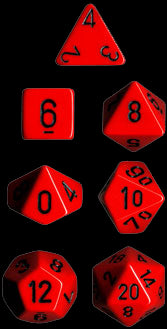 Set 7 Zaruri Opace - Red Goblin