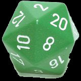 Zar d20 opac (mare) - Red Goblin