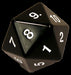 Zar d20 opac (mare) - Red Goblin