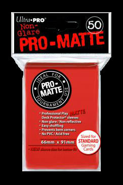 Ultra PRO Sleeves Pro-Matte Standard (50) - Red Goblin