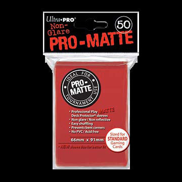 Ultra PRO Sleeves Pro-Matte Standard (50) - Red Goblin