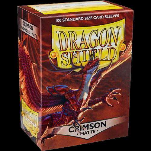 Sleeve-uri Dragon Shield Matte Sleeves 100 Bucati - Red Goblin