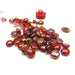 Accesorii din Sticla Gaming Stones Iridescente 40 Bucati - Red Goblin