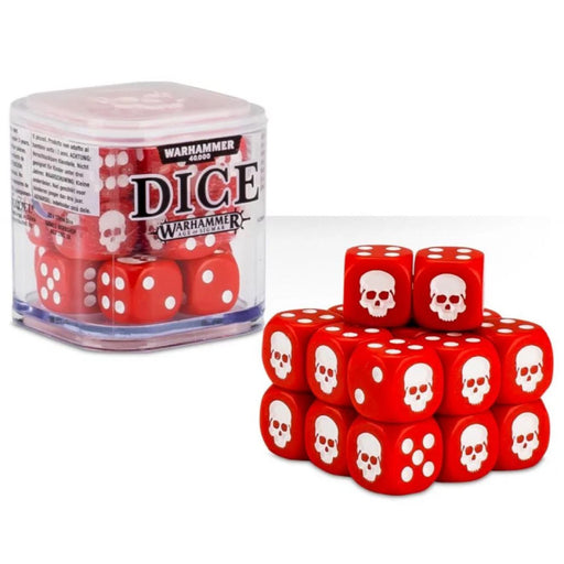 Set Zaruri Warhammer Dice Cube - Red Goblin