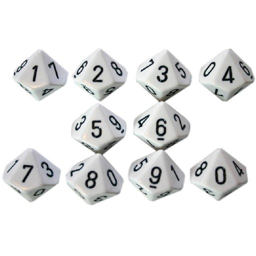 Set 10 zaruri d10 Opace - Red Goblin