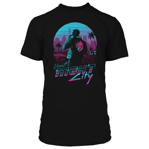 Tricou Premium Cyberpunk 2077 Destination Night City - Red Goblin