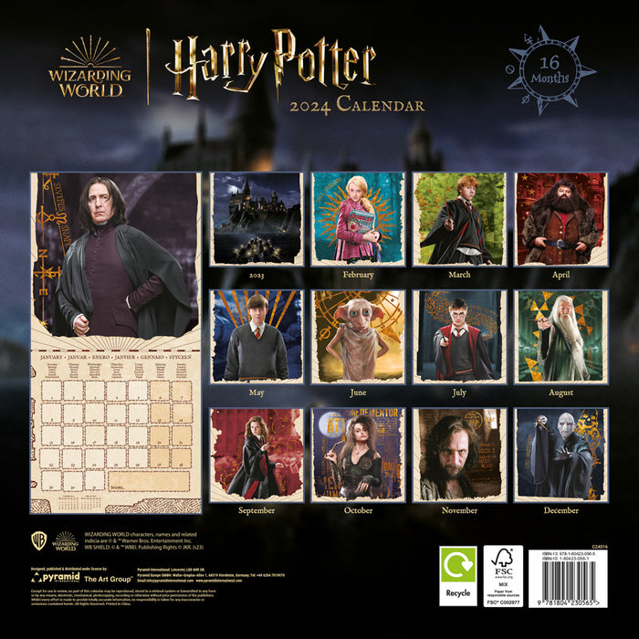 Harry Potter Calendar 2024 Magical Fundations