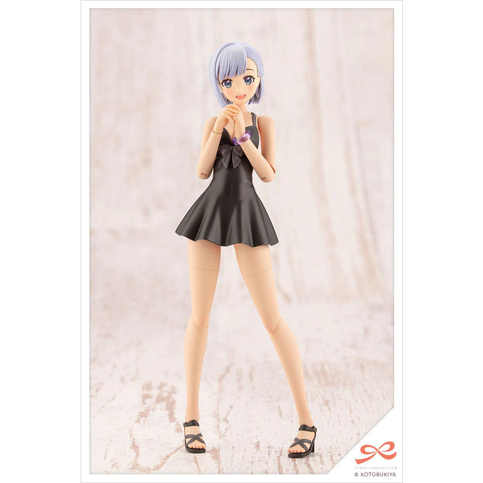 Figurina Articulata Sousai Shojo Teien Plastic Model Kit 1/10 Koyomi Takanashi (Swim Style) Dreaming Style Black Swan 16 cm - Red Goblin