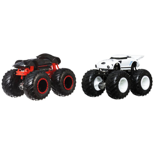 Set 2 Mini Figurine Surpriza Hot Wheels Monster Truck Twin Pack - Red Goblin