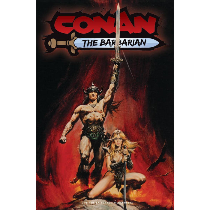 Conan Barbarian 01 2nd Ptg Schwarzenegger Movie Novel Replic - Red Goblin