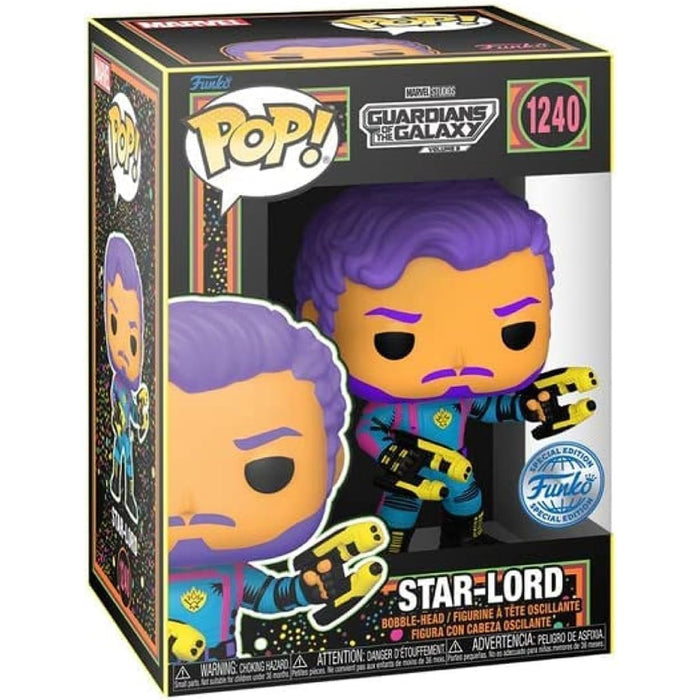 Figurina Funko POP Vinyl GOTG3 - Star-Lord (BLKLT)