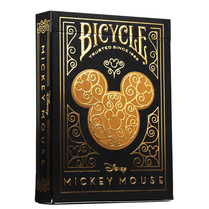 Carti de Joc Bicycle Disney - Mickey Mouse Black & Gold