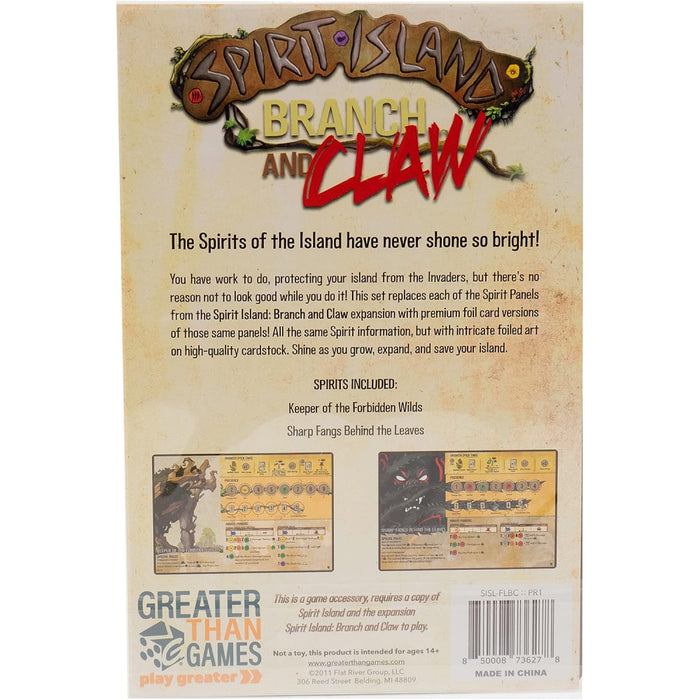 Spirit Island - Branch and Claw - Premium Foil Spirit Panels