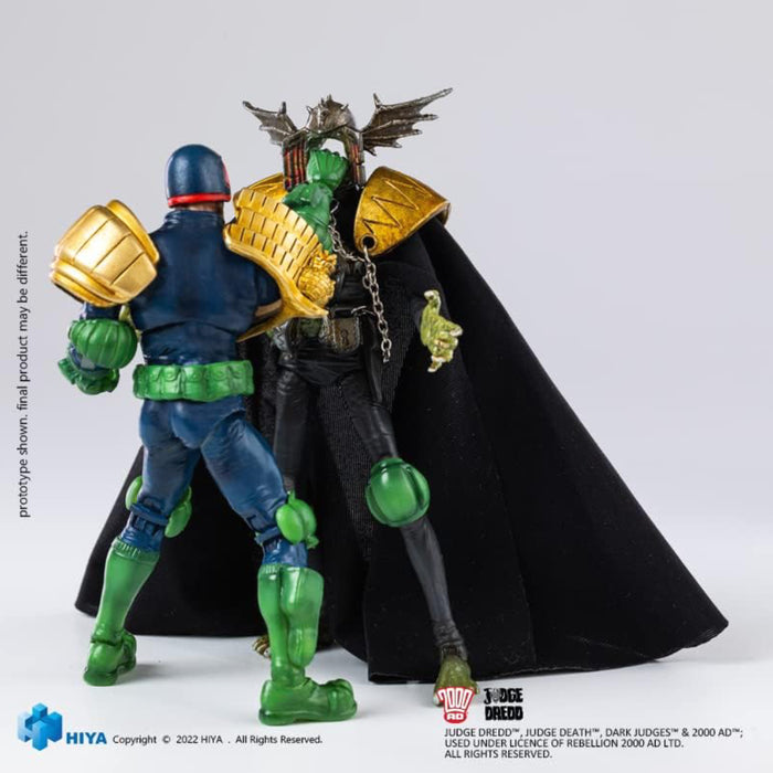 Set 2 Figurine Articulate Judge Dredd Gaze Into Fist of Dredd Px 1/18 Scale