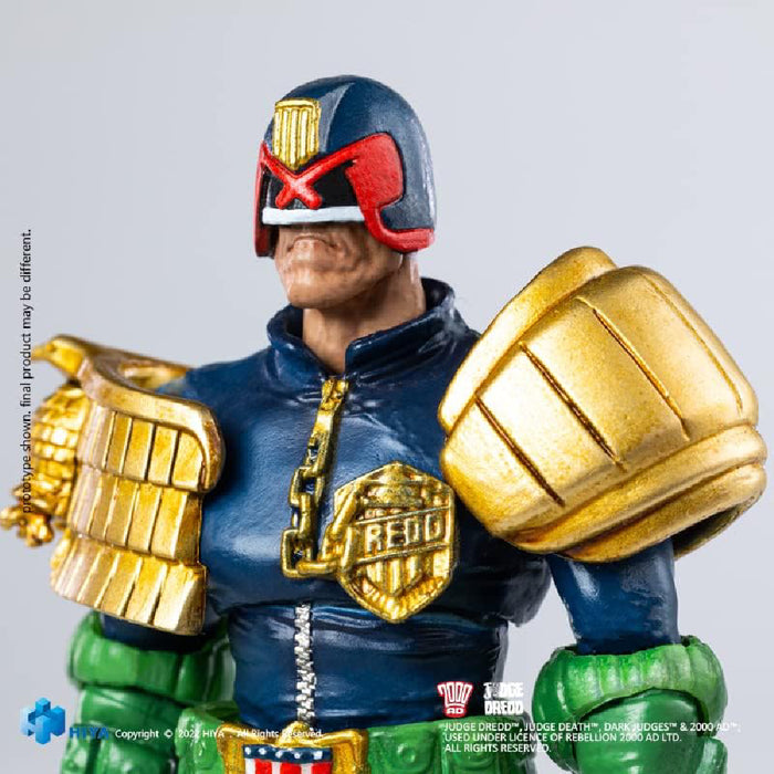 Set 2 Figurine Articulate Judge Dredd Gaze Into Fist of Dredd Px 1/18 Scale