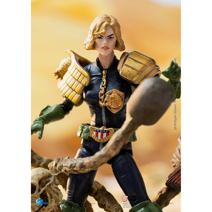 Figurina Articulata Judge Dredd Judge Anderson vs Dark Judges Px 1/18