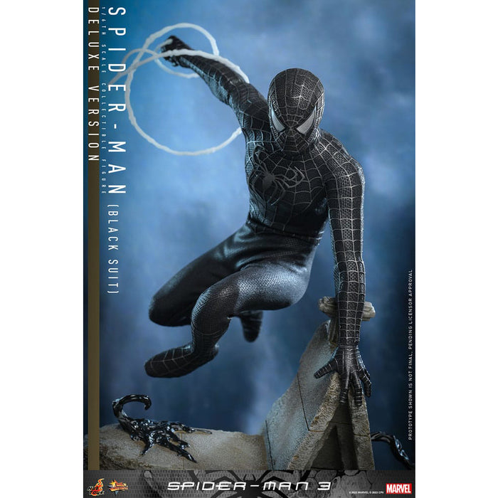 Precomanda Figurina Articulata Spider-Man 3 Movie Masterpiece 1/6 Spider-Man (Black Suit) (Deluxe Version) 30 cm