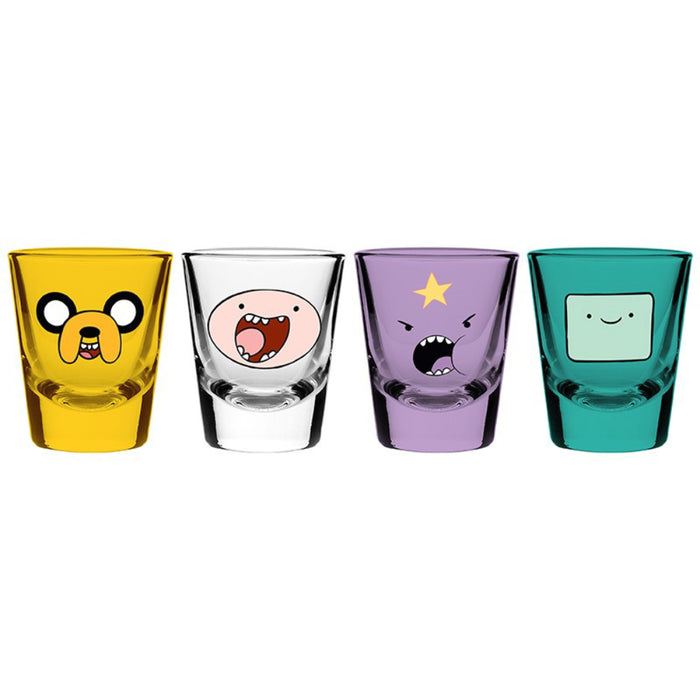 Set 4 Pahare Shot Adventure Time - Finn & Jake