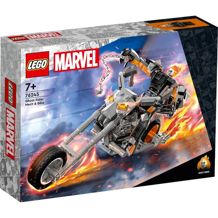 Lego Super Heroes Robot si Motocicleta Calaretul Fantoma 76245