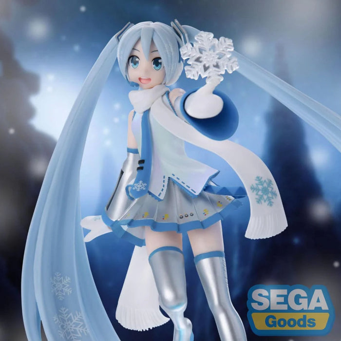 Figurina Hatsune Miku Luminasta PVC Snow Miku Sky Town Ver 22 cm