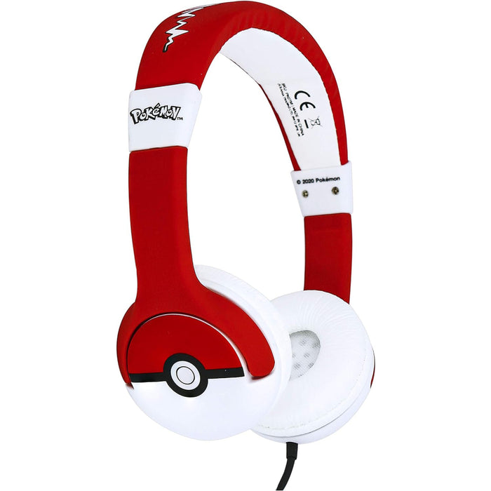 Casti pentru Copii OTL - Pokemon Pokeball Red