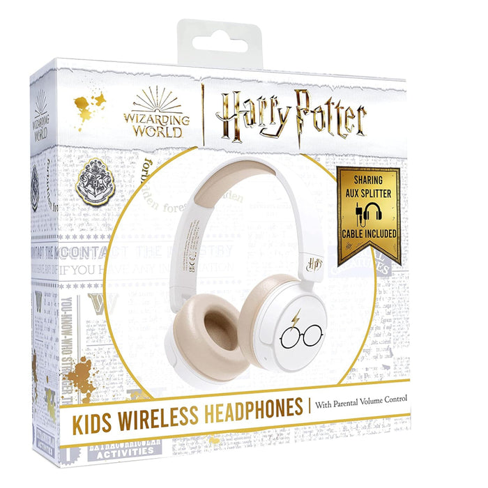 Casti Wireless pentru Copii OTL - Harry Potter (White)