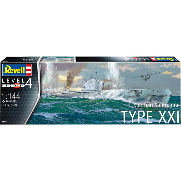 Set de Constructie Revell German Submarine Type XXI - 1:144