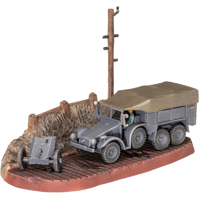 Set de Constructie Revell Krupp Protze KFZ 69 with 3,7 cm Pak 1:76