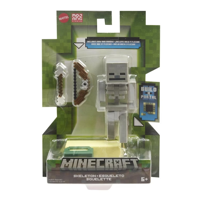 Figurina Articulata Minecraft Craft A Block Stronghold Skeleton 8 cm