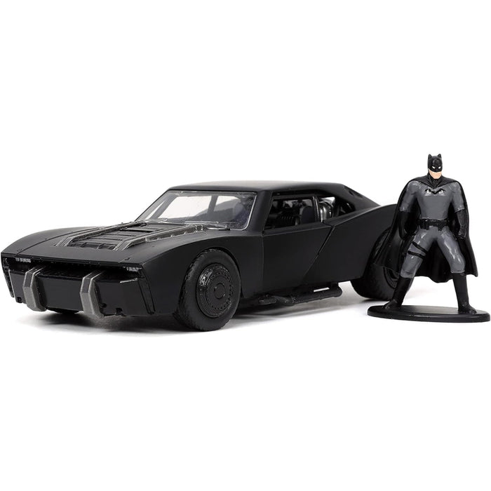 Set Jada Batman Masinuta din Metal Batmobile 2022 Scara 1:32