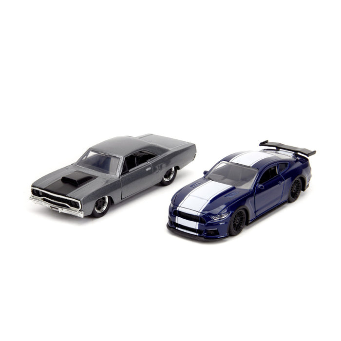 Set 2 Masini Metalice Jada Fast and Furious Ford Mustang 1:32