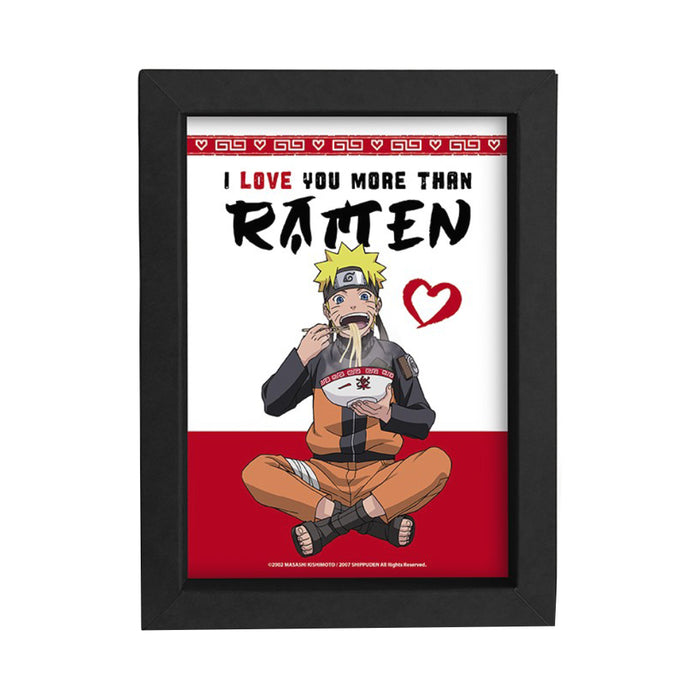 Rama Naruto Shippuden - Kraft Frame - I Love You More Than Ramen