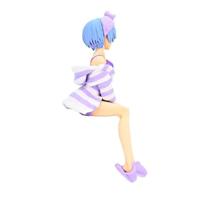 Figurina Re:Zero Noodle Stopper PVC Rem Room Wear Purple Color Ver 14 cm