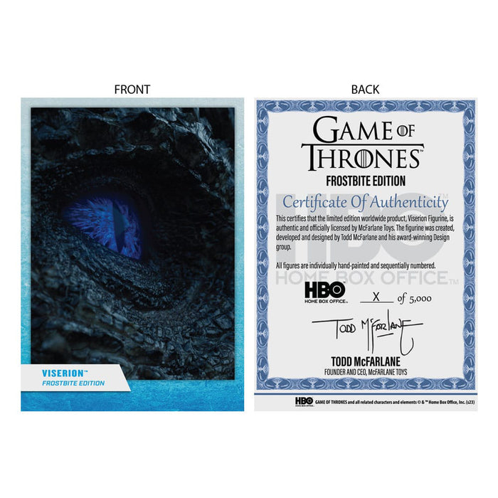 Figurina Articulata Game of Thrones Viserion (Frostbite) (Gold Label) 15 cm