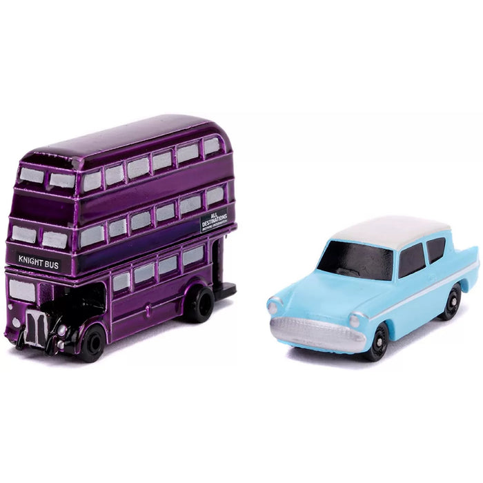 Set 2 Masinute Harry Potter 2 The Knight Bus si Ford Anglia 1959