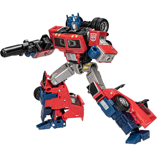 Figurina Articulata Transformers Gen Volvo VNR 300 Optimus Prime - Red Goblin