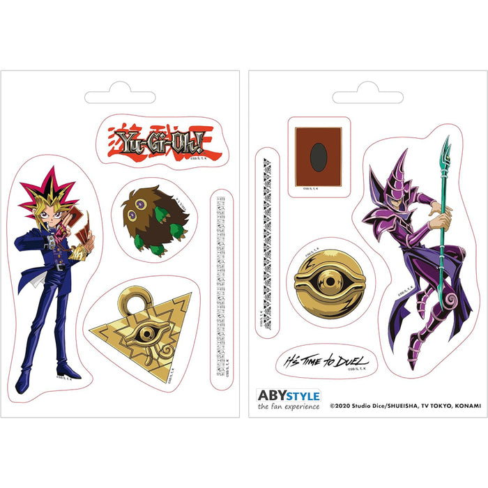 Stickere Yu-Gi-Oh! - 16x11cm/ 2 sheets - Yugi & Dark Magician