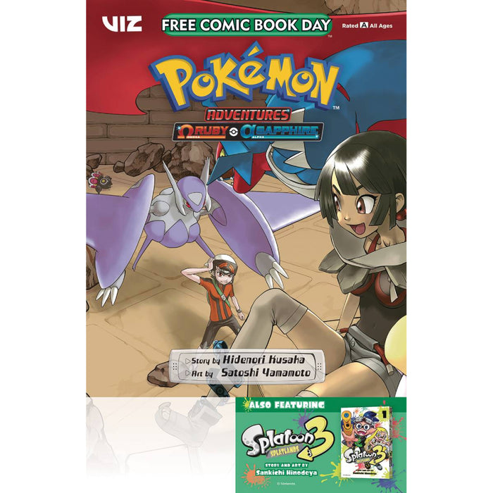 FCBD 2024 Pokemon Adv Ruby Alpha Sapphire & Splattoon 3