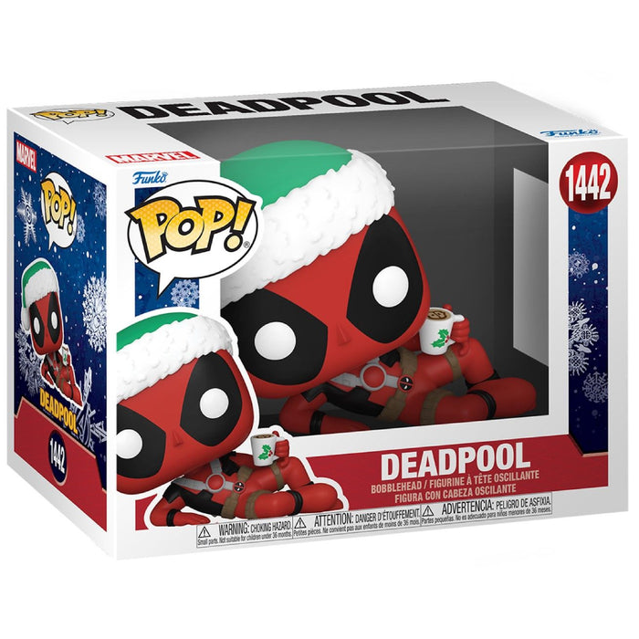 Figurina Funko Pop! Marvel Holiday S4 - Deadpool with Hot Cocoa