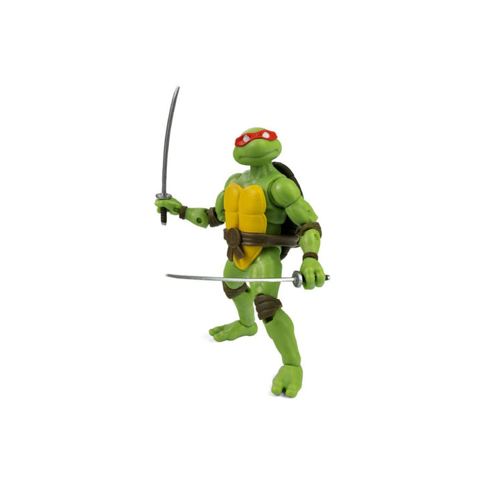 Figurina Articulata si Comic Book Teenage Mutant Ninja Turtles BST AXN x IDW Leonardo Exclusive 13 cm