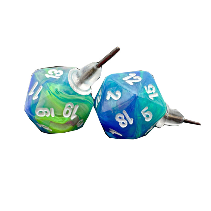 Cercei Chessex Festive Waterlily Mini-Poly d20 Pair