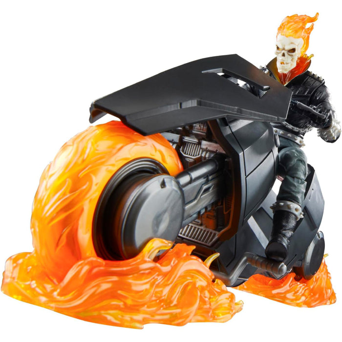 Figurina Articulata si Vehicul Marvel 85th Anniversary Marvel Legends Ghost Rider 15 cm