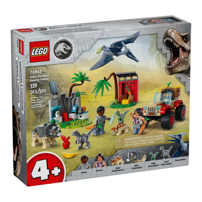 Lego Jurassic World 76963 Centru de Salvare pentru Pui de Dinozaur