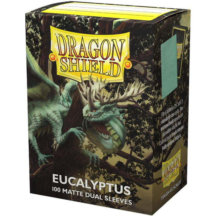 Sleeve-uri Dragon Shield Dual Matte Sleeves - Eucalyptus 'Lehel' (100 Bucati)